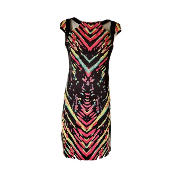Colorful Retro Dress Size 6 - Picture 1 of 1